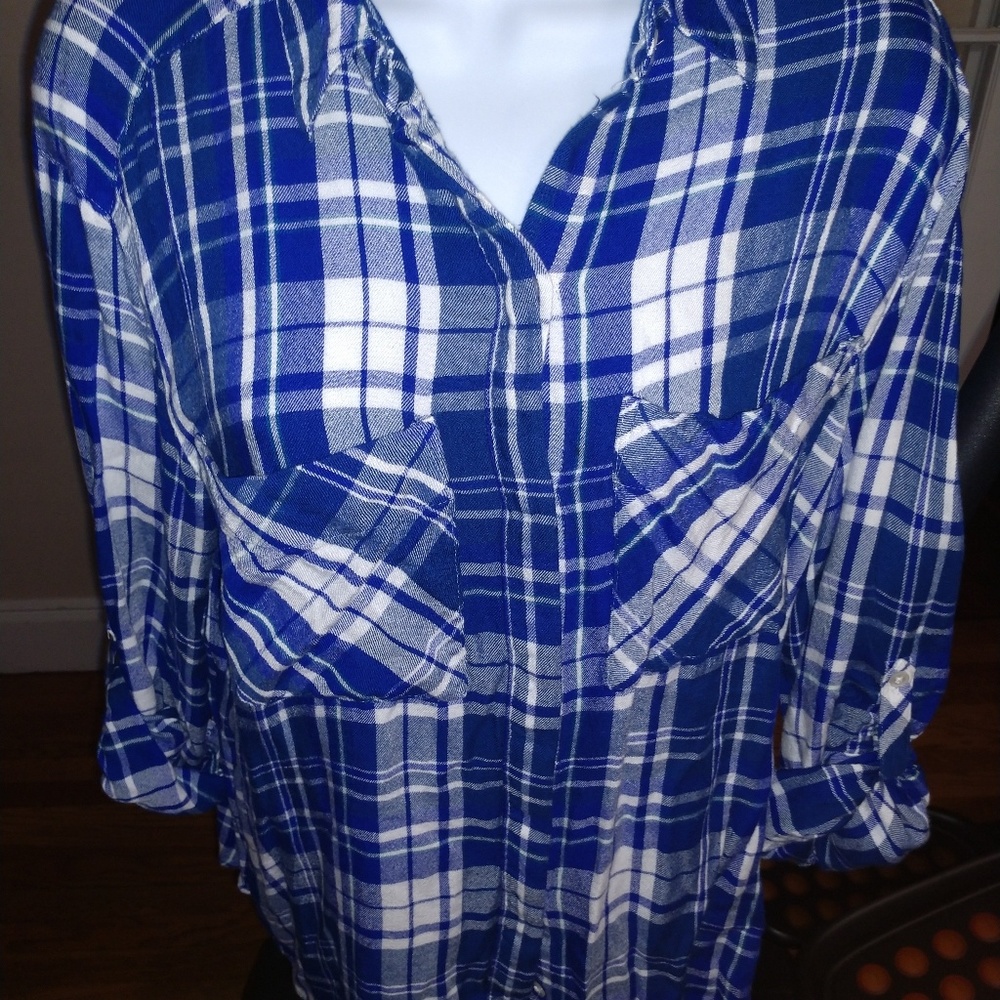 Express flannel shirt size small